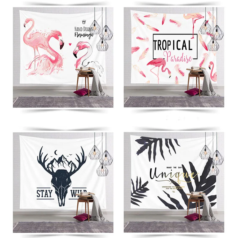 

Wall Tapestry Simple Love Tapestry Black and White Lover Wall Hanging for Home Deco Living Room Bedroom Wall Art Large Size