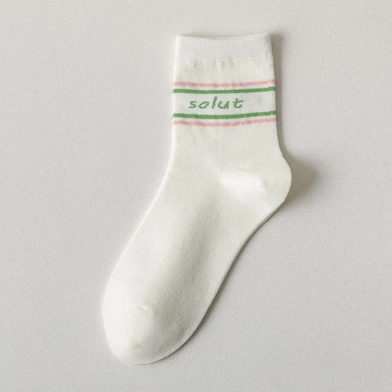 

Cartoon Woman Sock Strawberry Cotton Socks for Women Colorful Style Ladies High Standard Sweet Sox Female Trendy Spring Sokken