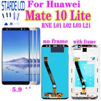 for huawei mate 10 lite lcd display touch screen digitizer mate10 lite display g10 plus nova 2i rne l21 lcd screen