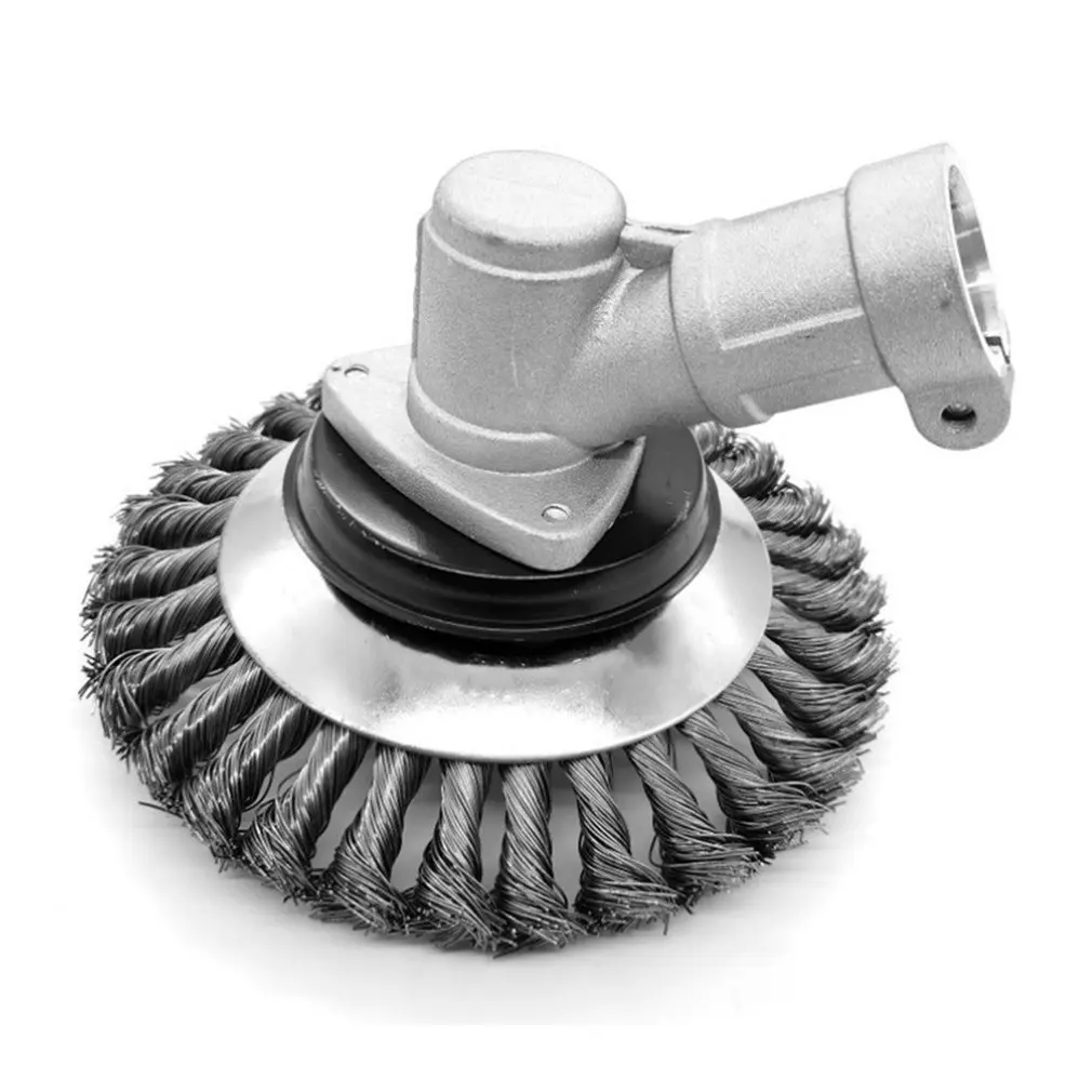 

8 Inch Wire Wheel Bowl Type Twisted Wire Weeding Machine Supporting Disc Type Twisted Wire Brush Garden Weeding Brush