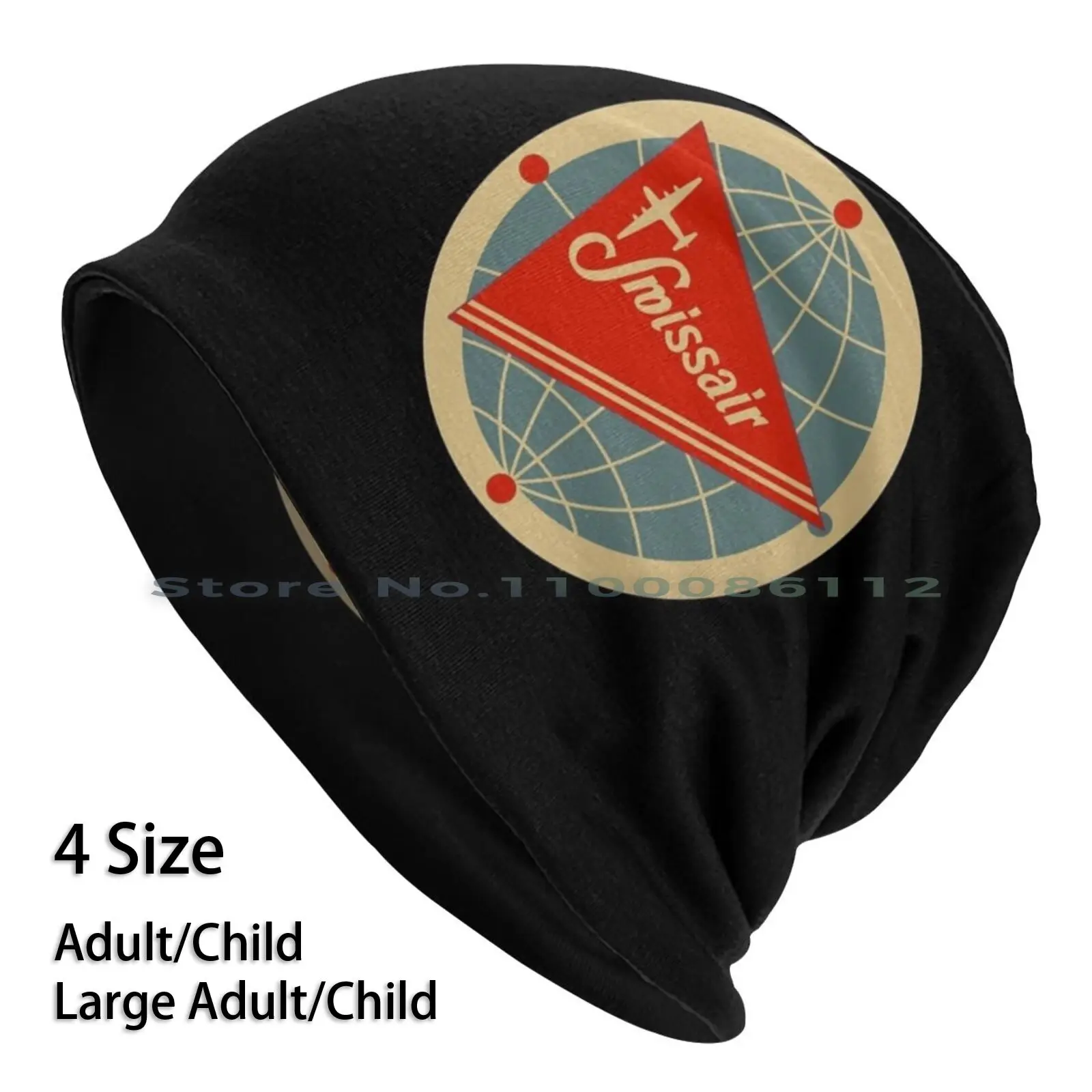 

Swissair Beanies Knit Hat Cool Retro Trans World Swissair Swiss Air Lufthansa Germany Twa 60s 70s 80s Boac Classic Nostalgia
