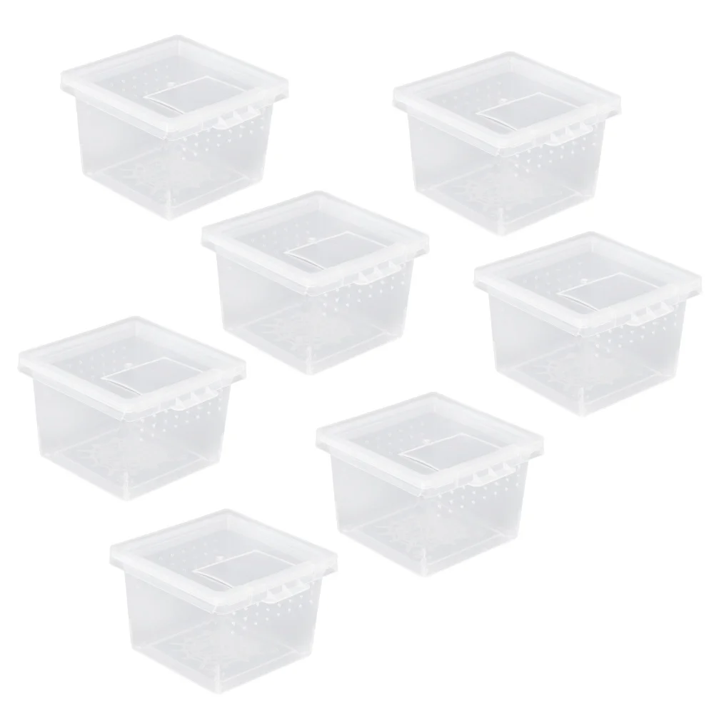 10pcs Practical Reptile Breeding Box Insect Feeding Portable Creeper House | Дом и сад