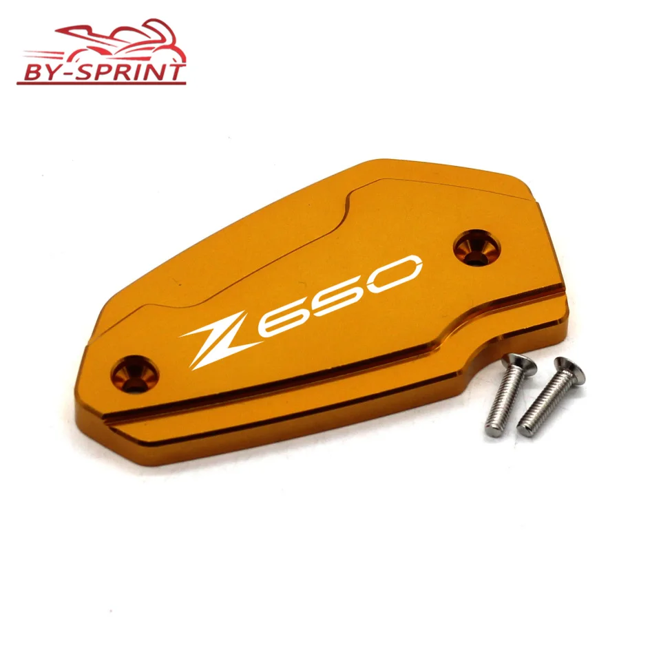 

Motorcycle CNC Front Brake Fluid Reservoir Cover Cap For Kawasaki Z800 2013-2016 2014 2015 Z650 Z900 2017 2018 2019 Laser Logo