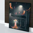 Картина Медузы Тоже Любят Приключения красочная Картина на холсте, современный домашний декор комнаты