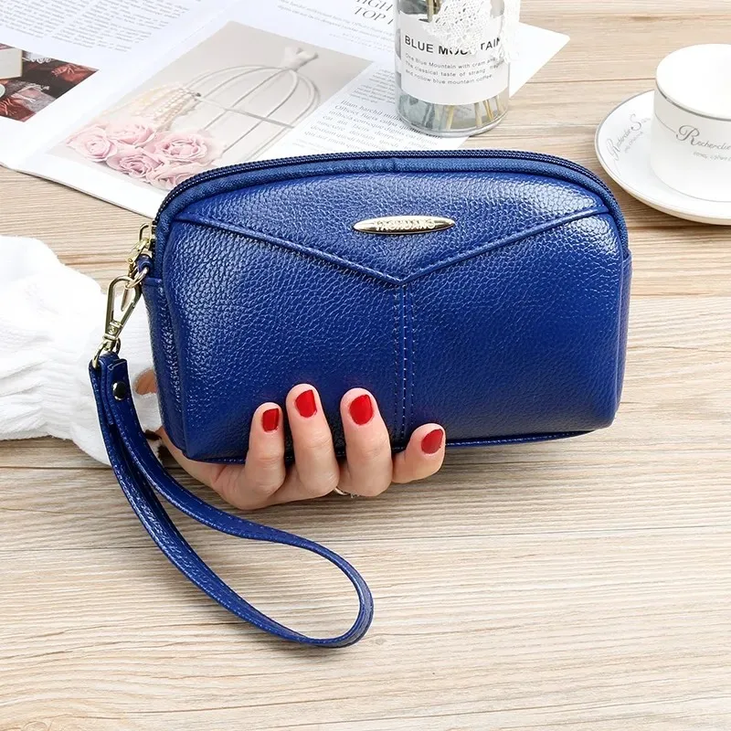 Новый женский клатч из искусственной кожи длинный Повседневный Кошелек с