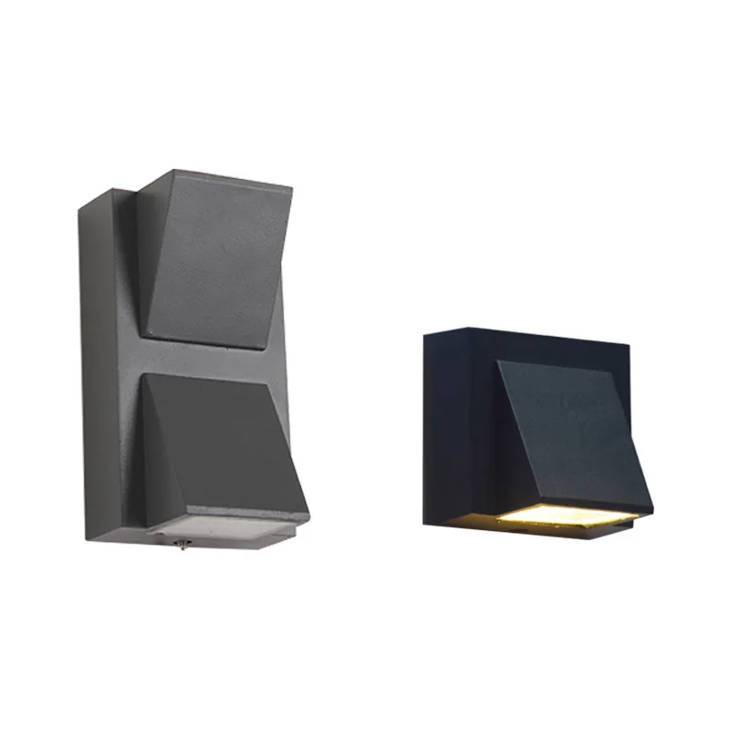 Светодиодный настенный светильник уличная водонепроницаемая лампа с двумя