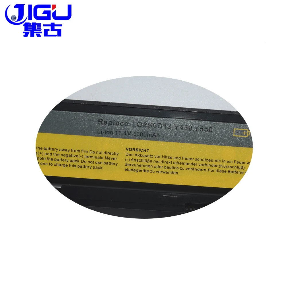 JIGU 9 ячеек ноутбук аккумулятор для Lenovo IdeaPad Y450 Y550A L08O6D13 Y450G L08S6D13 Y450A 55Y2054 Y550 L08L6D13 Y550P