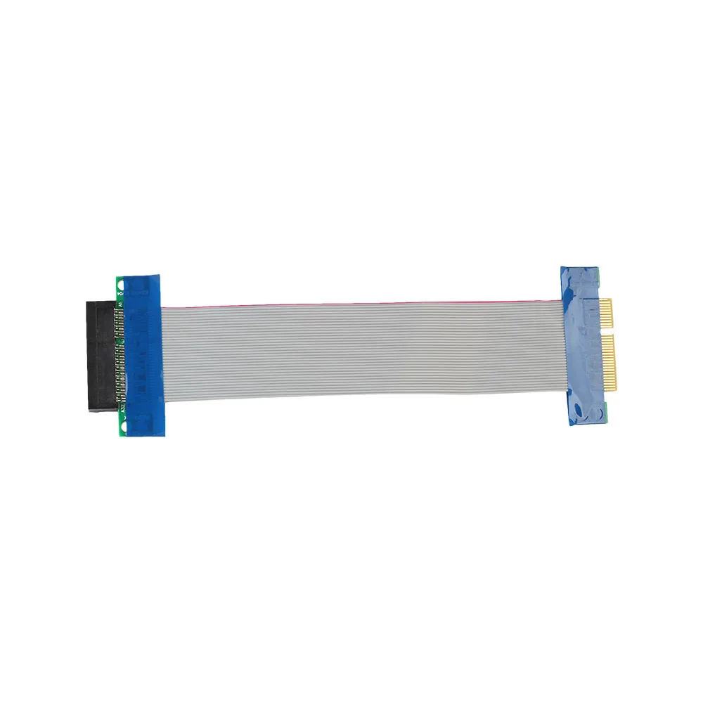 Новый PCI Express 4X слот Райзер ленточного Удлинительный кабель адаптера драйвера не
