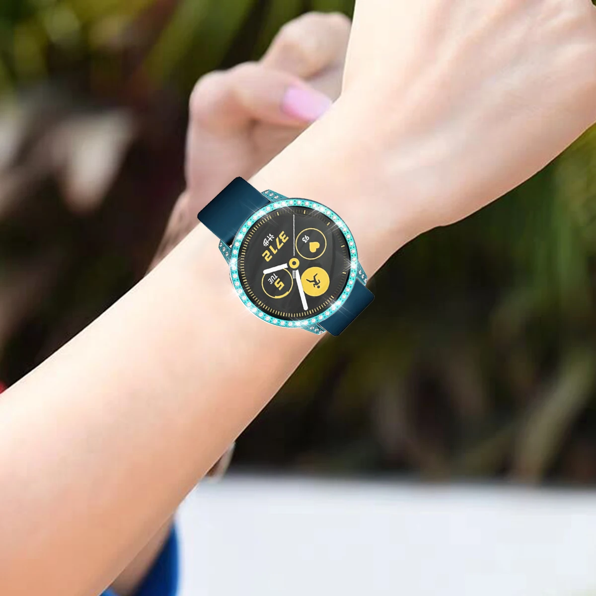 Чехол для часов Samsung Galaxy Watch Active 1 чехол со стразами защитный экрана бампер