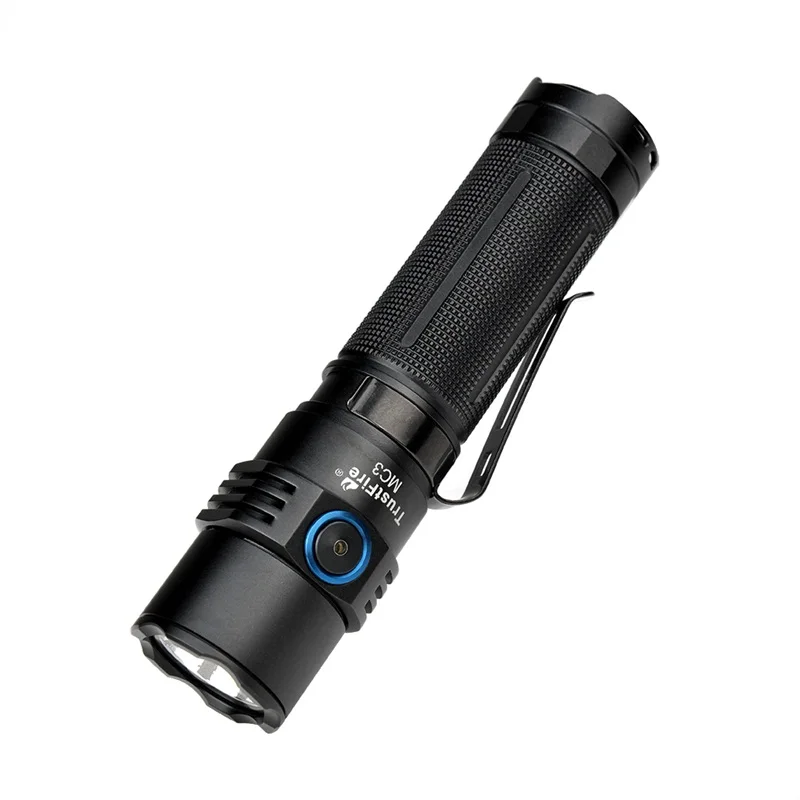 

TrustFire MC3 EDC LED Flashlight 2500 Lumens Magnetic USB Rechargeable CREE XHP50 Torch Lamp Come With 21700 2500mah Battery