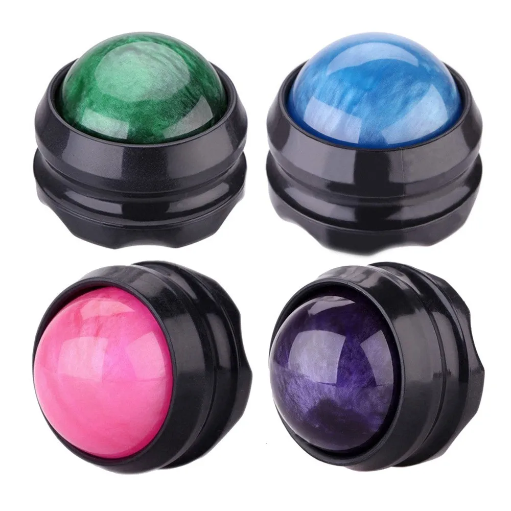 Массажный роликовый массажер с шариками для холодного массажа расслабление мышц