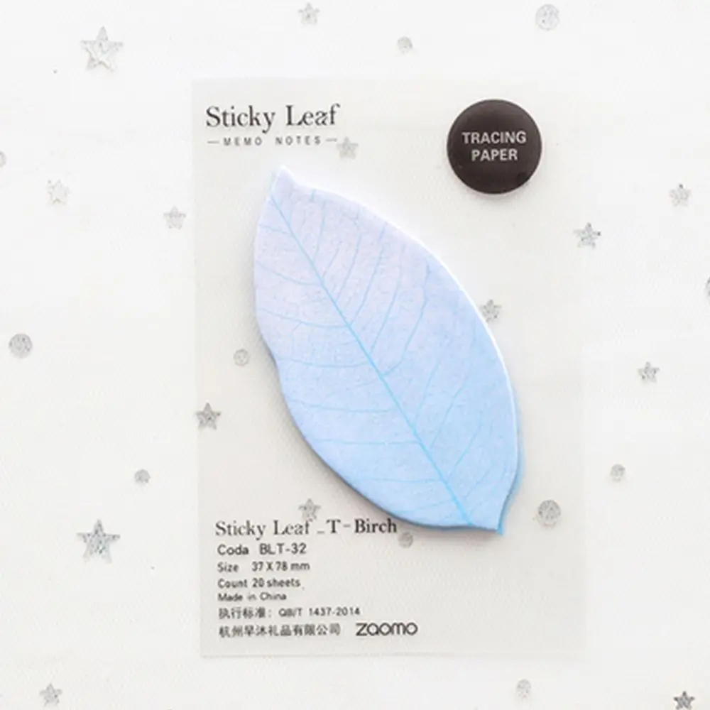 

20 Sheets Cute Kawaii Paper Sticky Memo Pad Creative Maple shell Flower Leaf Post Note For Kids Stationery Gift School Supplies