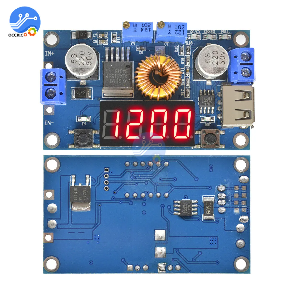 5А литиевый модуль зарядного устройства светодиодный цифровой дисплей плата