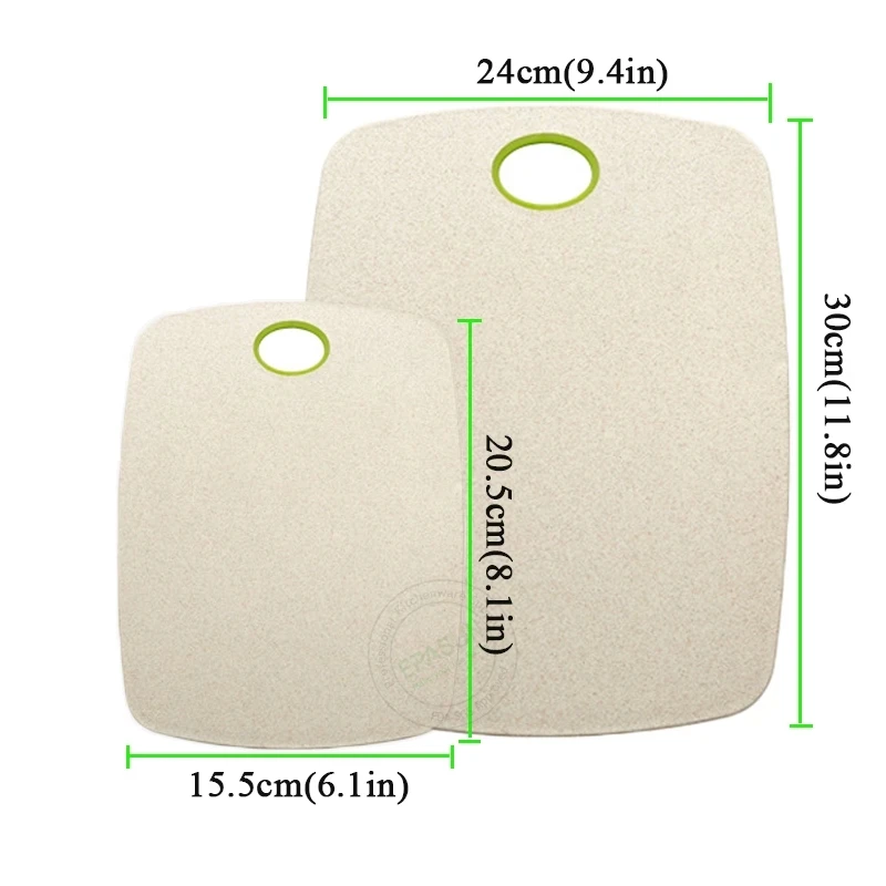 Доска разделочная YMEEI из пшеничной соломы 2 шт. | Дом и сад