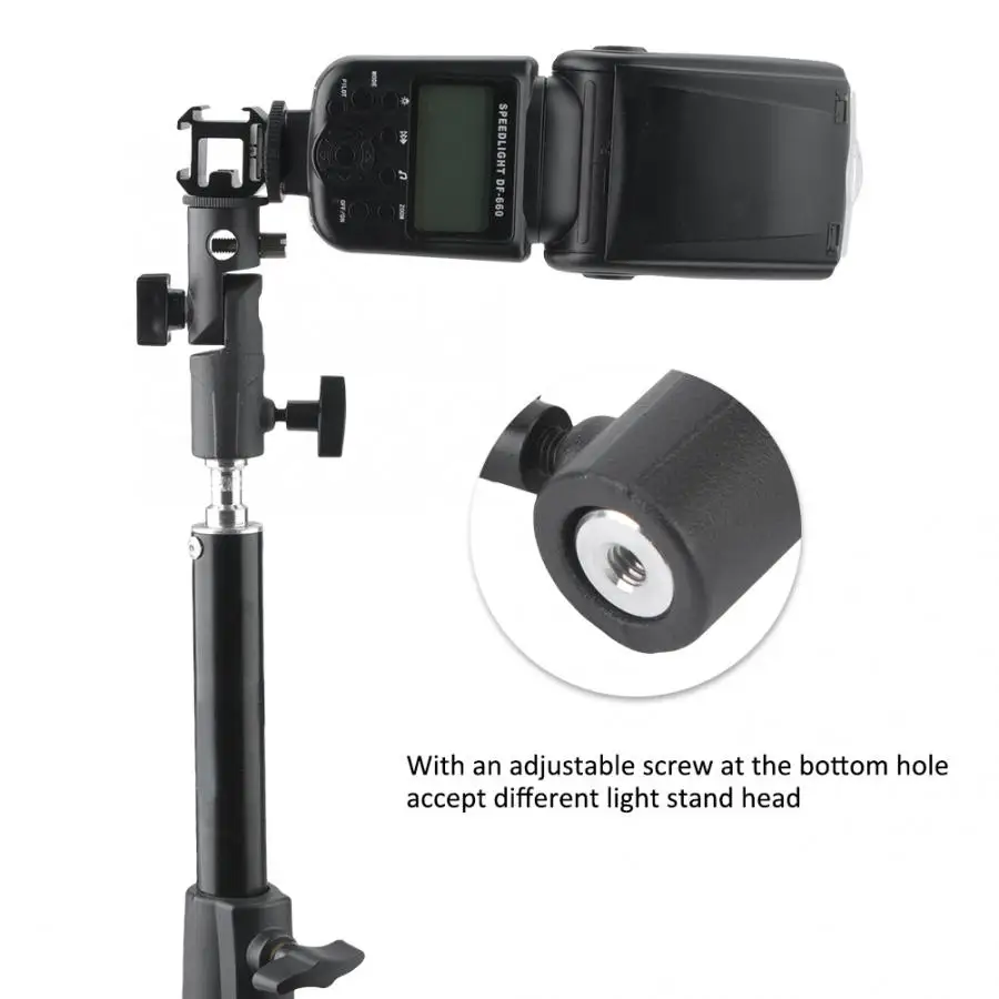 Шарнирное крепление для фотографии тройное Крепление адаптер горячего башмака