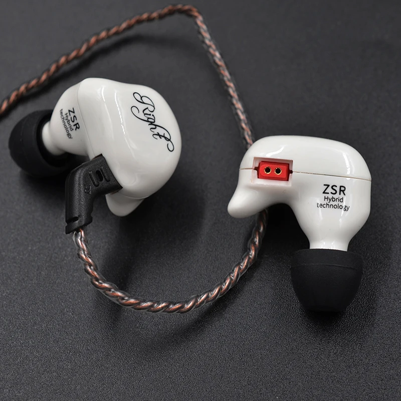 Наушники вкладыши KZ ZSR с поддержкой Bluetooth и ШПД|Наушники гарнитуры| |