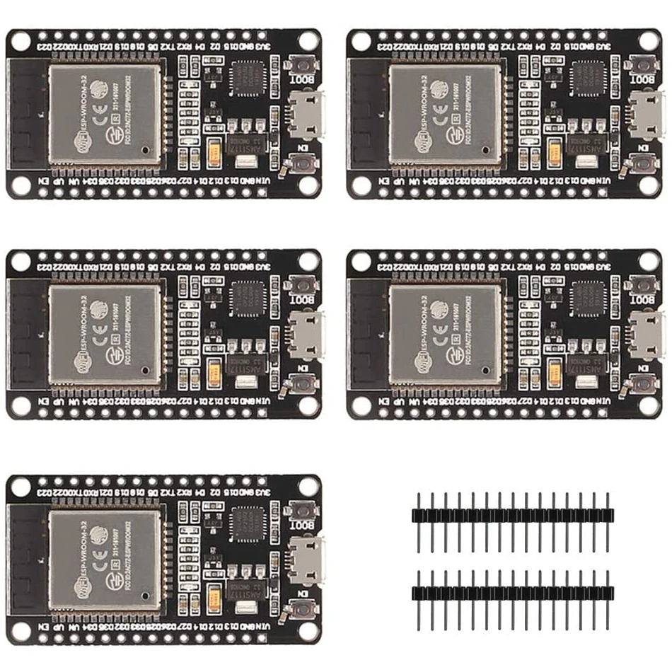 5 шт. ESP32 ESP-32S Wi-Fi макетная плата NodeMCU-32S микроконтроллер процессор
