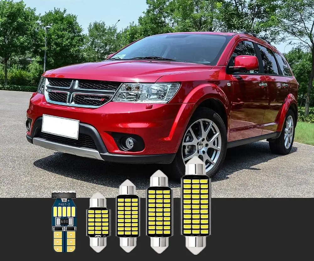 6 шт Белый светодиодный автомобильный Купол Карта двери подсветки перчаточного