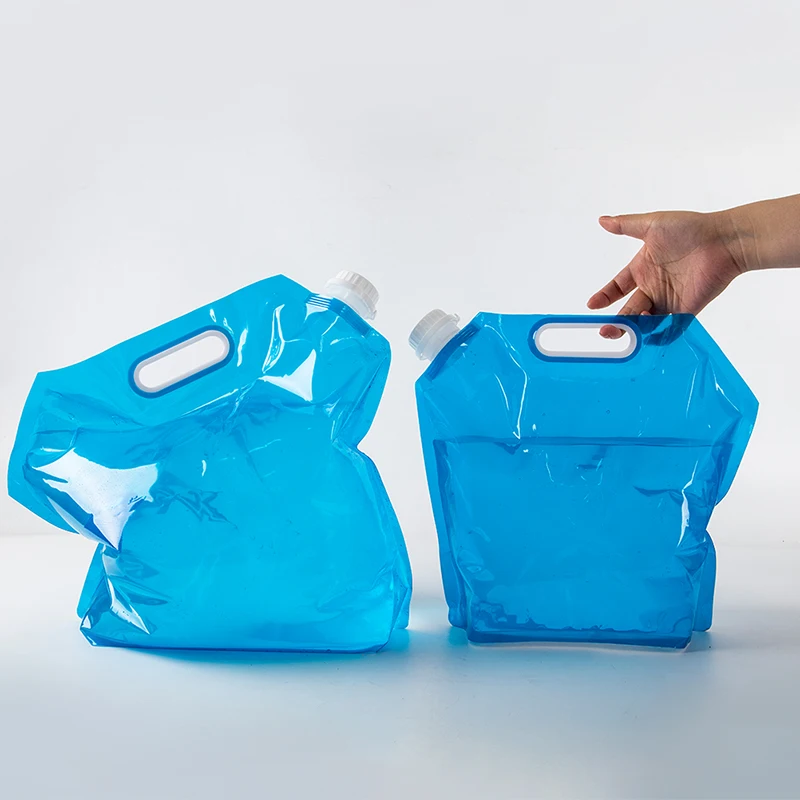 

5L/10L Outdoor Foldable Portable Water Bags Cooking Drinking Camp Picnic BBQ Water Container Bag Carrier Car Water Tank