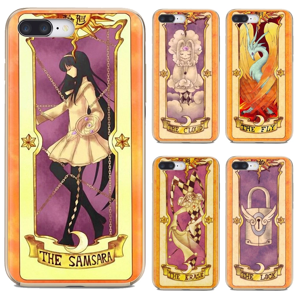 Силиконовый чехол card captor sakura Голосовая карта для iPhone 11 Pro 4 4S 5 5S SE 5C 6 6S 7 8 X 10 XR XS Plus Max