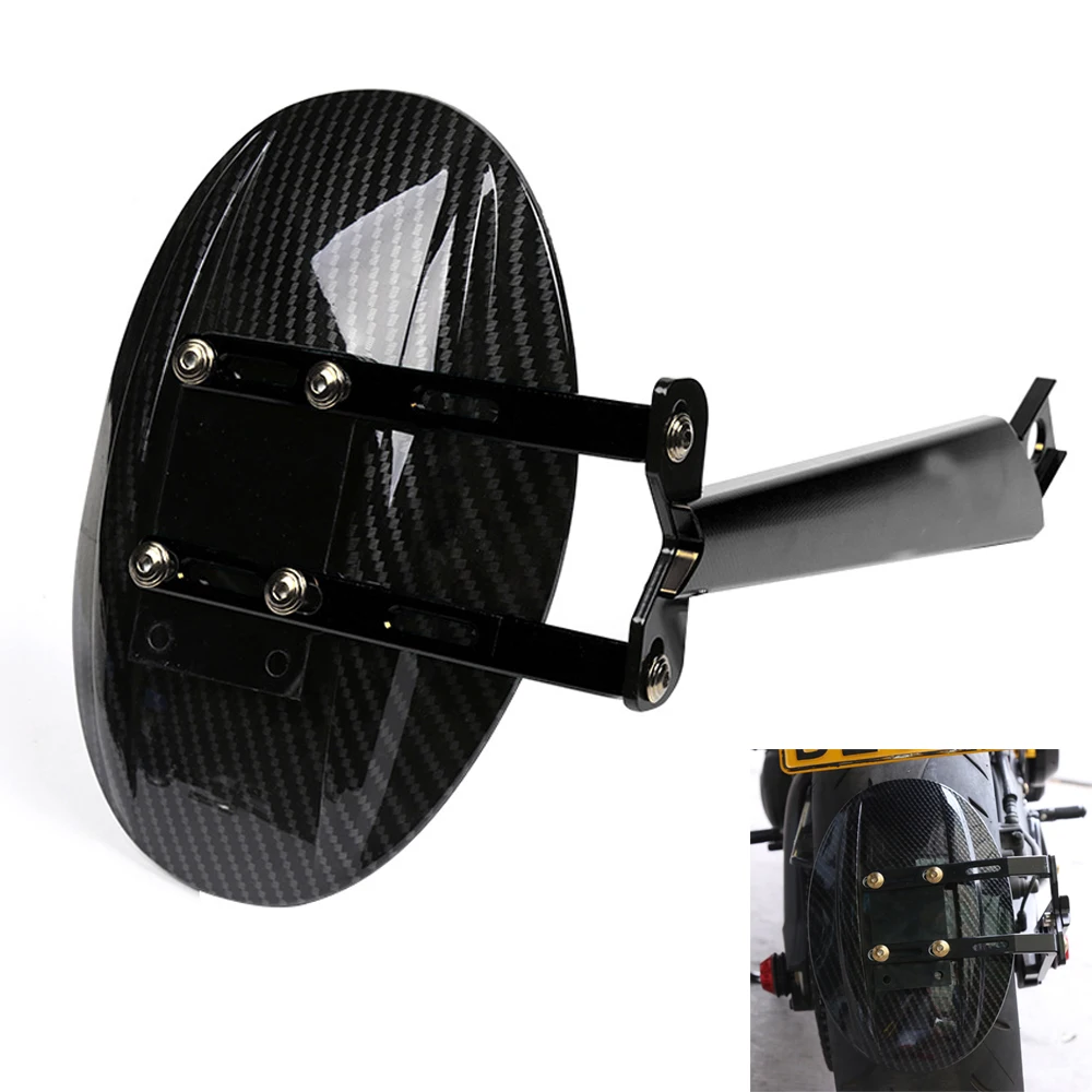 

Мотоцикл держатель из алюминиевого сплава CNC углеродного волокна заднее крыло крышка Брызговики для Yamaha MT-09 MT09 MT 09 FZ09 FZ-09 2014-2017