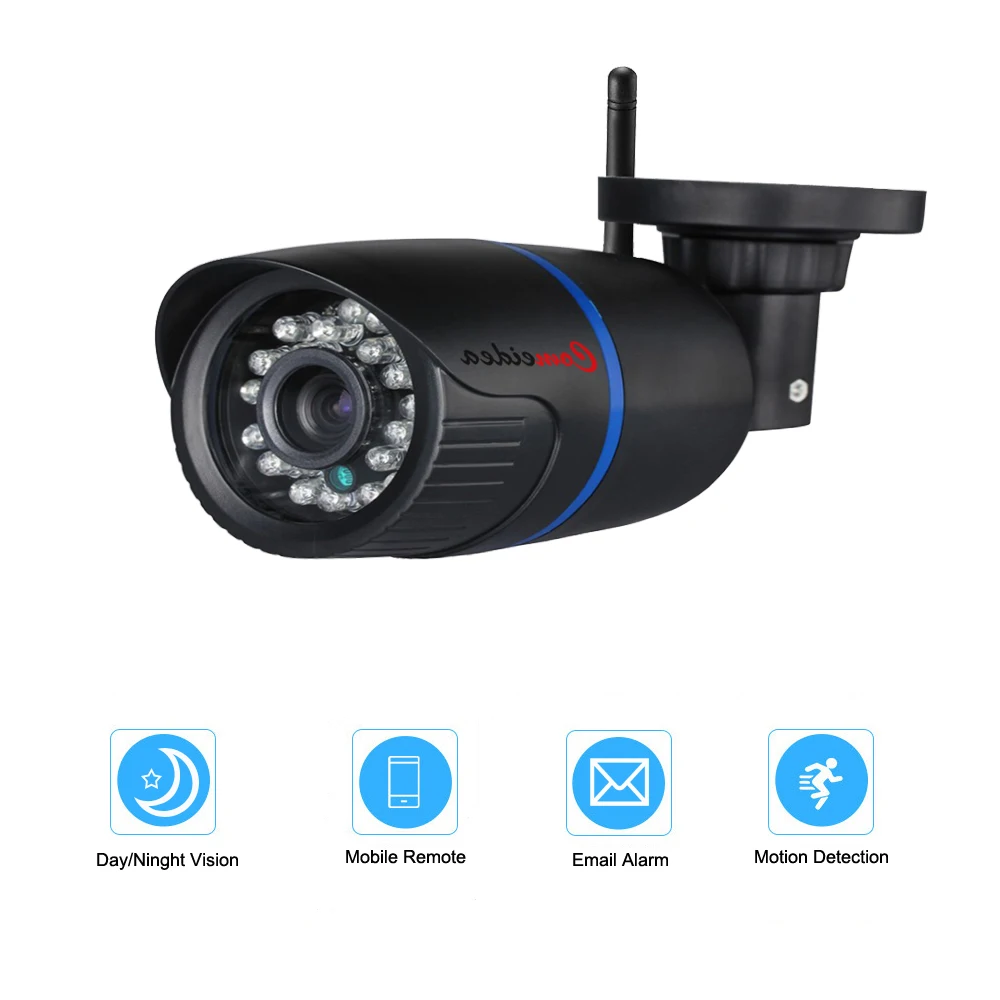 Wi Fi IP камера 720P 1080P беспроводная и Проводная ONVIF P2P ИК видеонаблюдения