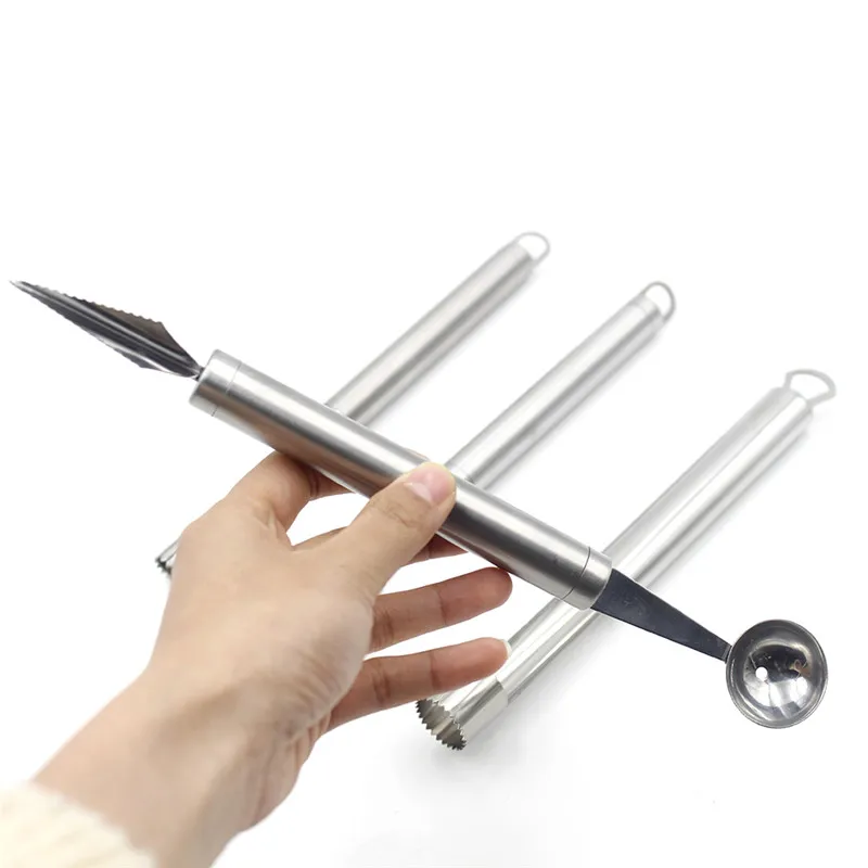 4 шт./компл. инструменты для резьбы по фруктам и овощам лопатка дыни яблока вишни