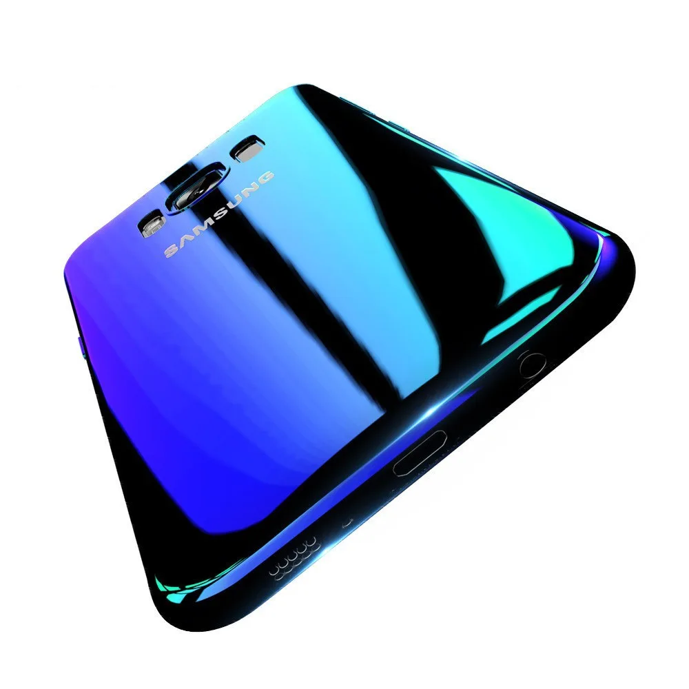 ТПУ Аврора синий черный розовый луч Телефон чехол для iPhone 6 6S 7 8 plus x xr xs max samsung Note 9