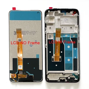 6 5 original msen for oppo realme 6s lcd display screen frametouch panel digitizer for oppo realme q2 rmx2117 display frame free global shipping