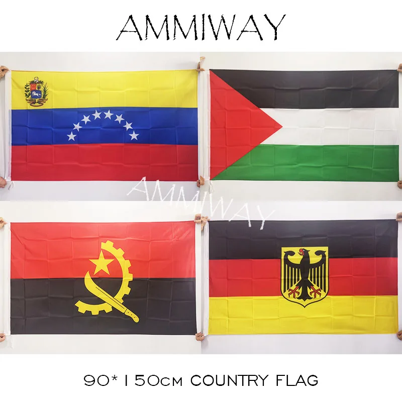 AMMIWAY 90*150 см 3x5 футов Венесуэла Израиль Ангола Германия высокое качество внутри