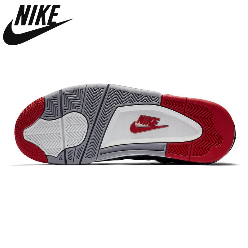 

Air aj Retro 4 Men Basketball Shoes Classic Incread Footweair Bred Sail Metallic Red Orange Purple Breathable Sneaker