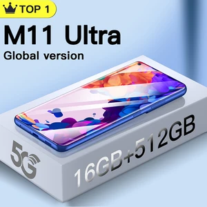 M11 Ultra 7.3 HD Full screen android Smartphone 16GB+512GB Mobile Phone
Global Version 6800mAh 5G Version Cellphone Telefon