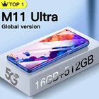 Смартфон M11 Ultra 7,3 HD Full screen android 16 ГБ + 512 Гб мобильный телефон 6800 мАч