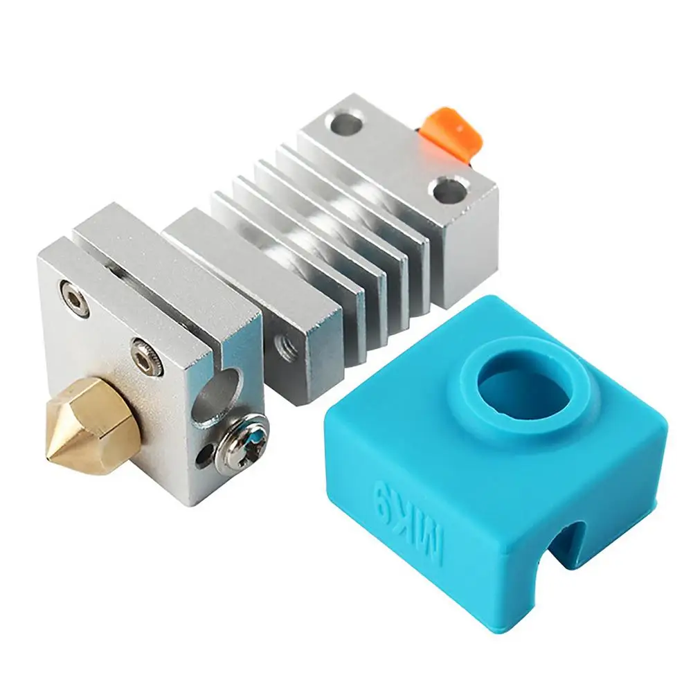 

Экструдер для 3D-принтера Hotend, комплект для CR-10/CR10S/Ender 3/Ender 3 профессиональный принтер, аксессуары для 3D-принтера, нагревательный блок 0,4 мм, со...