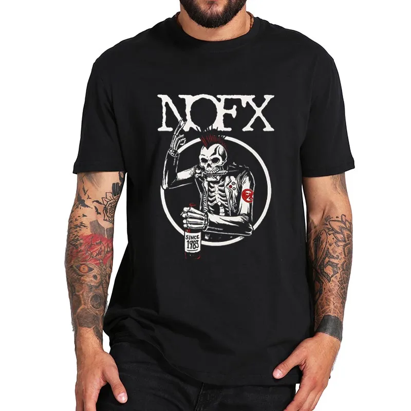 

Vintage NOFX T Shirt Alternative Pop Rock Band Music Lovers T-Shirt 100% Cotton Comfortable Premium Tee Tops