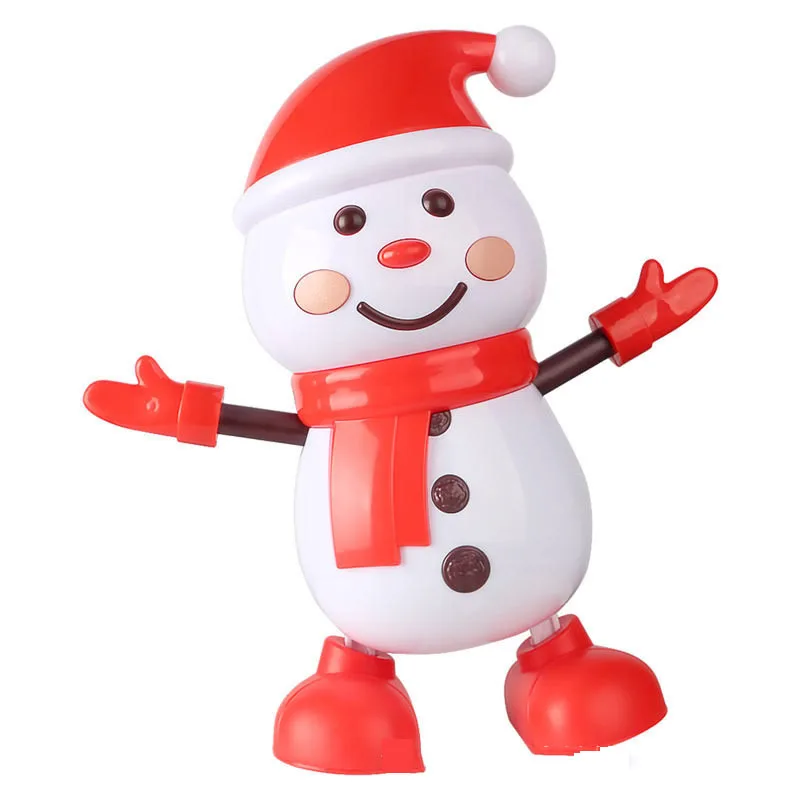 Электрическая танцевальная интерактивная игрушка снеговик со светодиодом