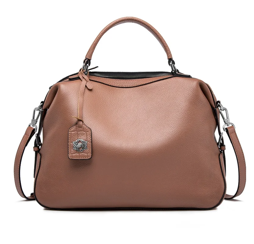 8116-brown Новая сумка из мягкой натуральной кожи, брендовая сумка из воловьей кожи на плечо, дизайнерская женская сумка-тоут, bolsos# BC-108 - Цвет: 8116-brown
