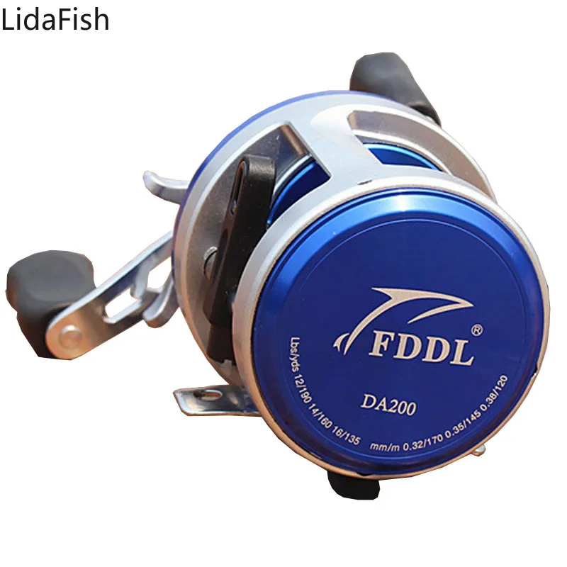 

New Drum Trolling Fishing Reel High Quality Saltwate Left Hand 11+1BB Drum Fishing Reel Max Drag 20kg Pesca