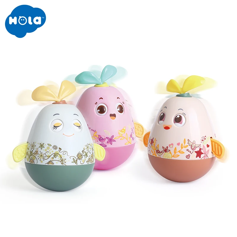 HOLA игрушки 3133 детские для новорожденных кивая неваляшки Детское кольцо колокол