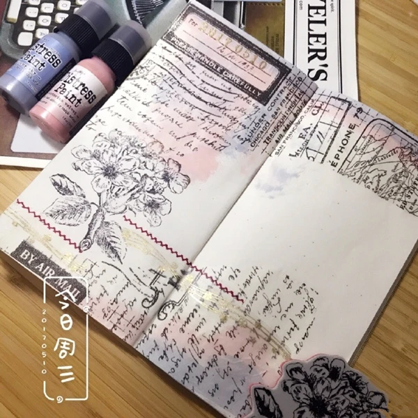 3Sheets/Bag Vintage Newspaper Black White Vellum Paper DIY Craft Scrapbooking Album Junk Journal Planner Decorative Stickers | Канцтовары