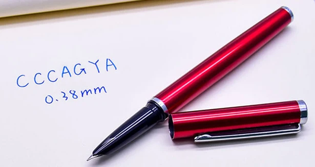CCCAGYA D033 чернильная ручка 4 цвета 0,38 nib узнать офис школьный канцелярский подарок металлическая Элитная ручка отель бизнес пищущая перьевая ручка