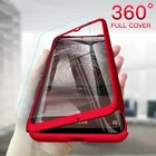 Чехол-накладка для Huawei Nova 6, 7I, 5I, 4, 5T Pro, 5Z, 5, SE, 4G, 5G, со стеклянной пленкой, тонкий, полная защита на 360 градусов