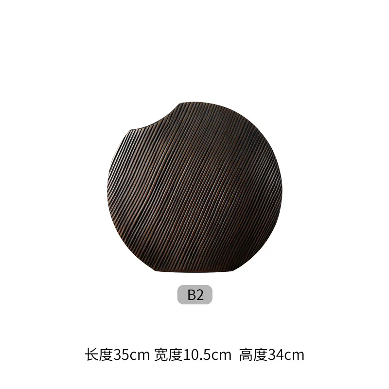 

Resin handicraft household twill vase modern simple office home creative flower arrangement decorative antique vase
