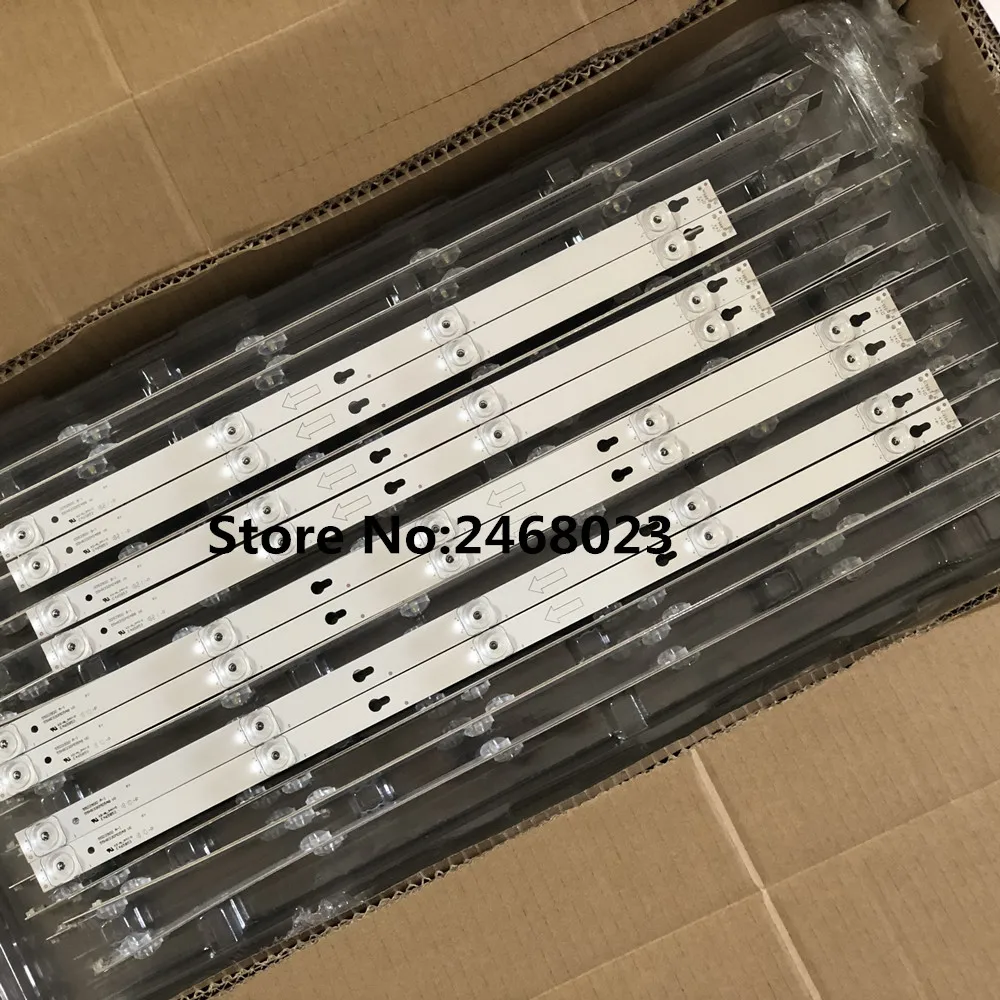 8шт светодиодная лента подсветки для TC L L55P2-UD 55D2900 L55E5800A-UP 55AS5500 D55A620U D55A630U DD55A660U D55A810