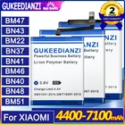 Сменный аккумулятор для Xiaomi Mi Redmi Note Mix 2 3 3S 3X 4 4X 4A 4C 5 5A 5S 5X M5 6 6A 7 8 Pro Plus батареи BM47 BN31 BN30