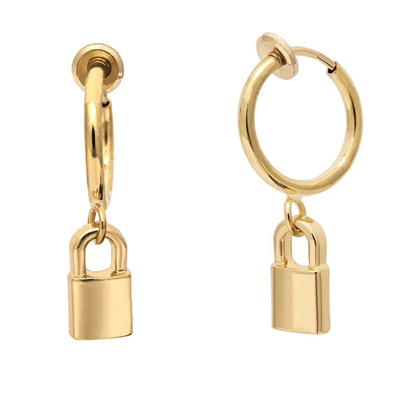 Круглые круглые серьги-кольца серебряного цвета Золотые серьги большие кольца с