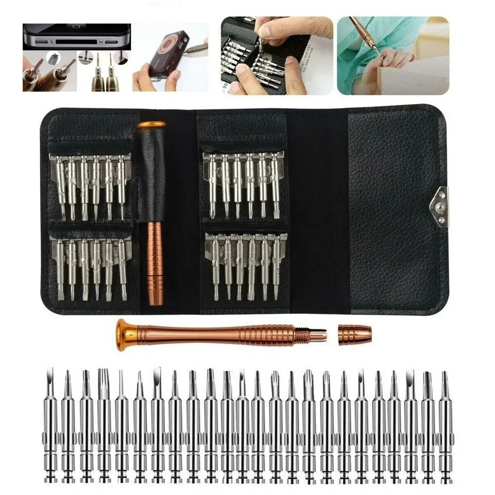 

25 In1 Mini Repair Precision Screwdriver Set Torx Head Set Portable Combined Mobile Phone Repair Tool Professional Hardware
