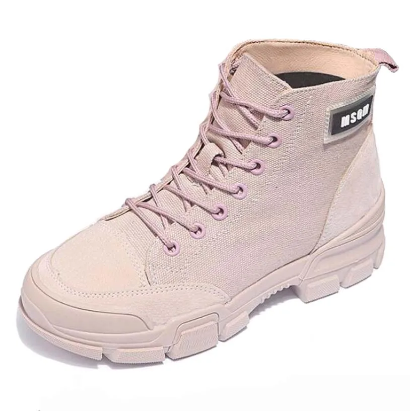 Женские ботинки Осень Зима Женская обувь на плоской подошве модные теплые