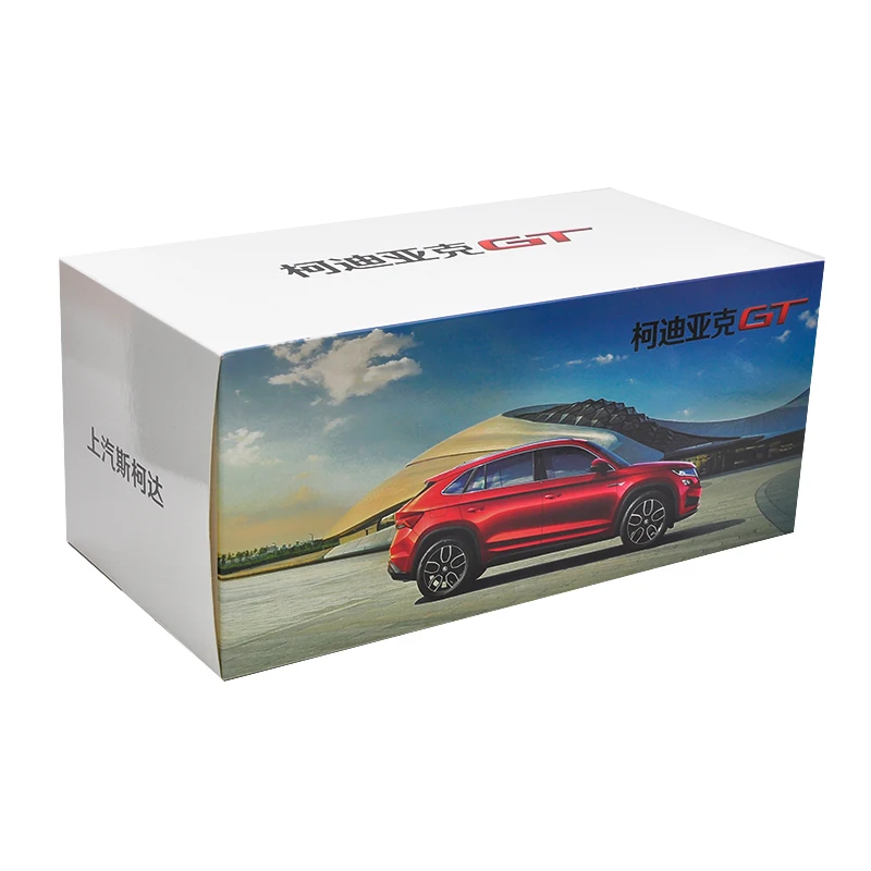 Оригинальная коробка 1:18 высокоточная модель автомобиля Skoda KODIAQ GT из сплава, статичная металлическая модель для коллекционеров в подарок.