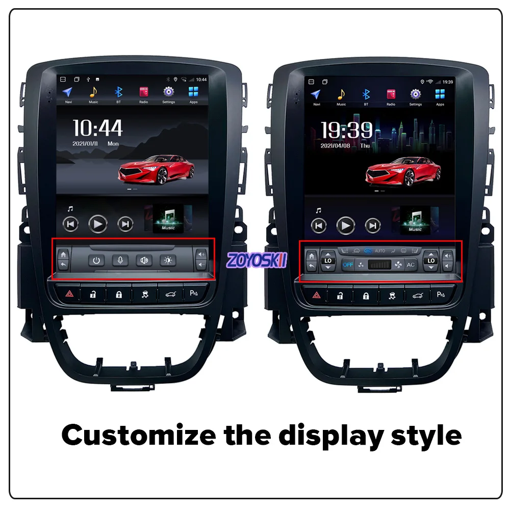 Автомагнитола Tesla с вертикальным экраном Android 10 GPS для Opel Astra J Vauxhall Buick Verano 2010